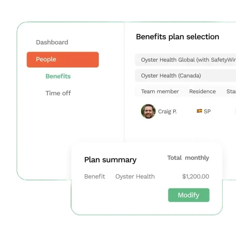 Oyster employee benefits