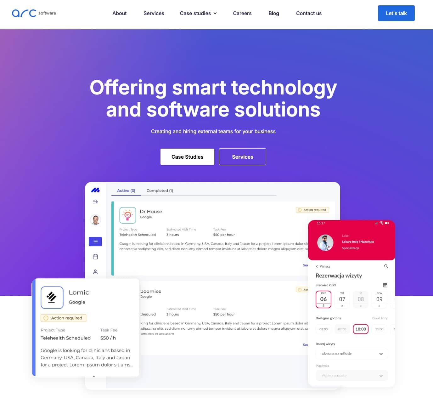Arc, a platform for hiring remote software developers globally.