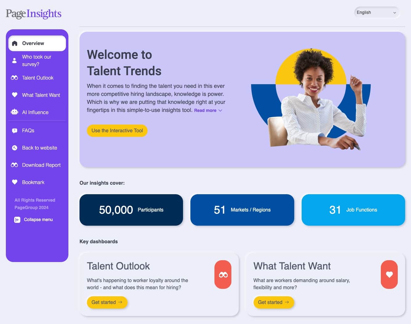 Talent trends insights tool from Michael Page, designed to empower employers in a competitive hiring landscape.