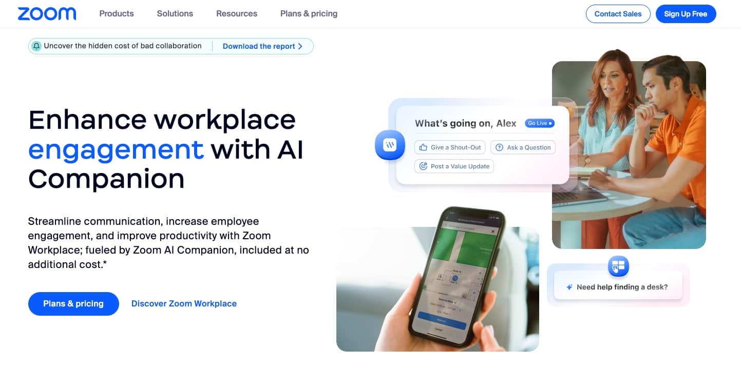 Zoom, a popular video conferencing platform for hosting virtual meetings and webinars.