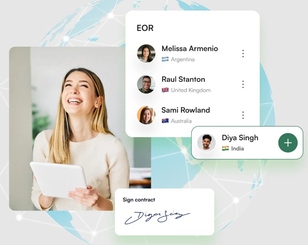 Borderless AI Employer of Record - global Employer of Record service for international hiring