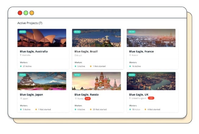 Papaya Global Employer of Record service for international workforce management.