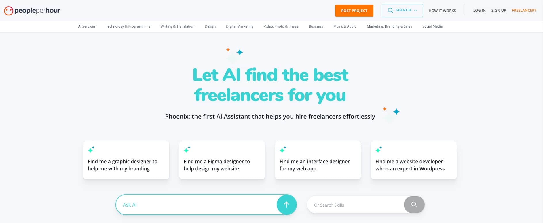 PeoplePerHour specializes in hourly or project-based work, perfect for startups with specific short-term needs.