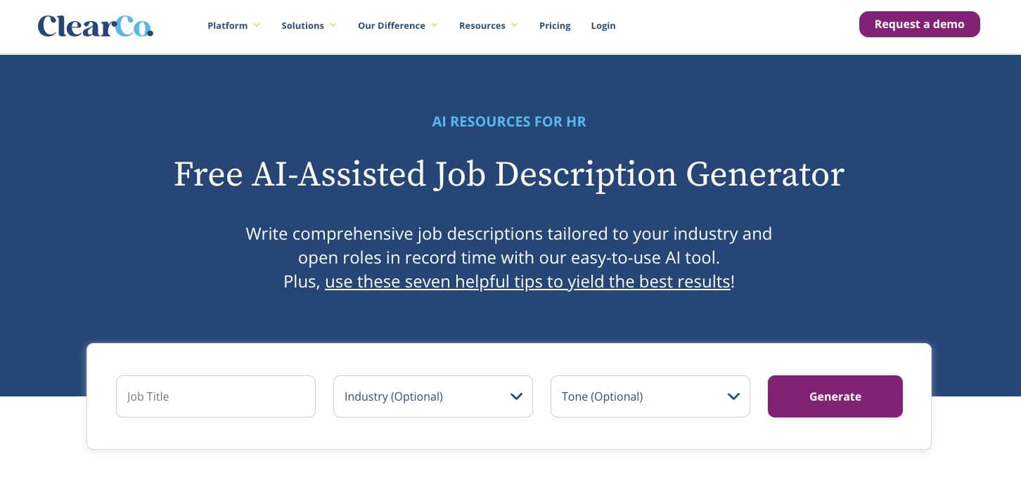 ClearCo – AI-powered platform offering recruitment automation and predictive analytics for hiring decisions.