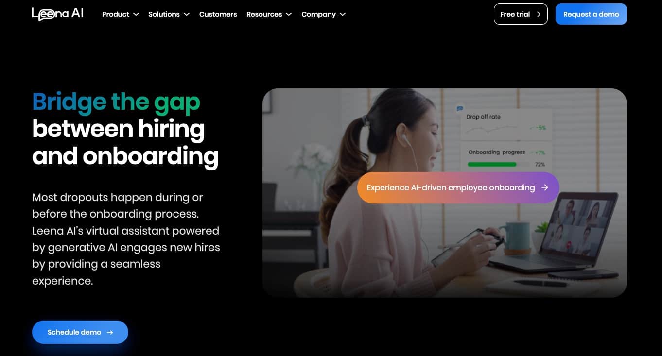 Leena AI – Virtual assistant platform automating HR tasks, employee engagement, and candidate communication.