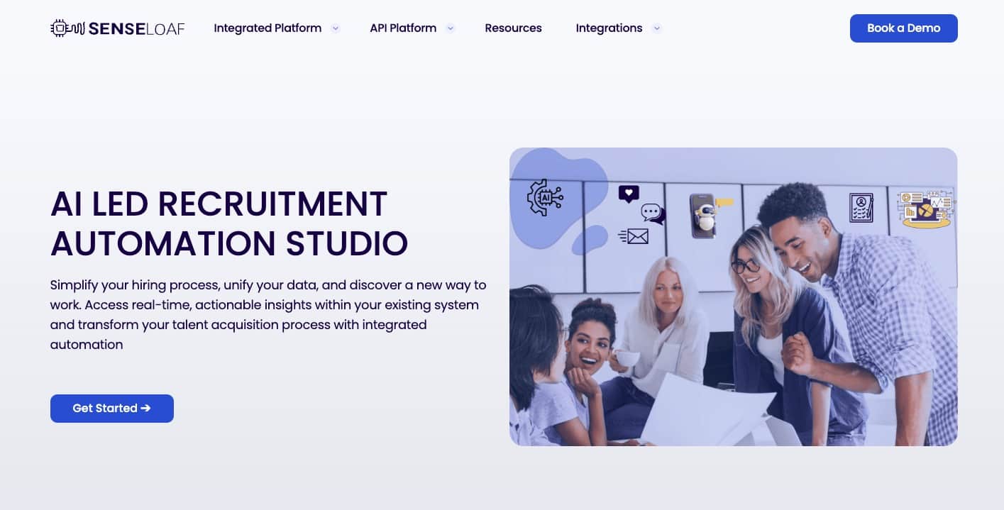 Senseloaf – AI recruitment tool using machine learning to match candidates with job openings.