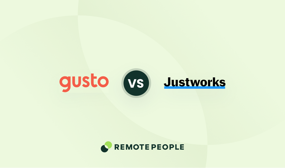 Gusto vs justworks feature dashboard and interface